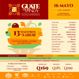GUATE A LA PANZA REGRESA A ANTIGUA GUATEMALA CON 13 MAESTROS DEL SABOR Y UNA EXPERIENCIA GASTRONÓMICA SIN PRECEDENTES