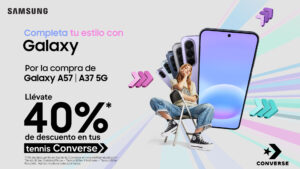 Más estilo con Samsung y Converse con la nueva Serie Galaxy A